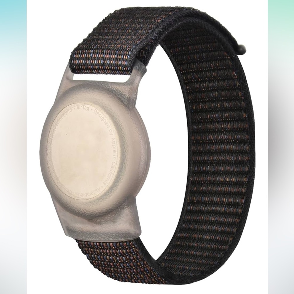 Sold Locally: Apple AirTag Wristband for Kids- Black